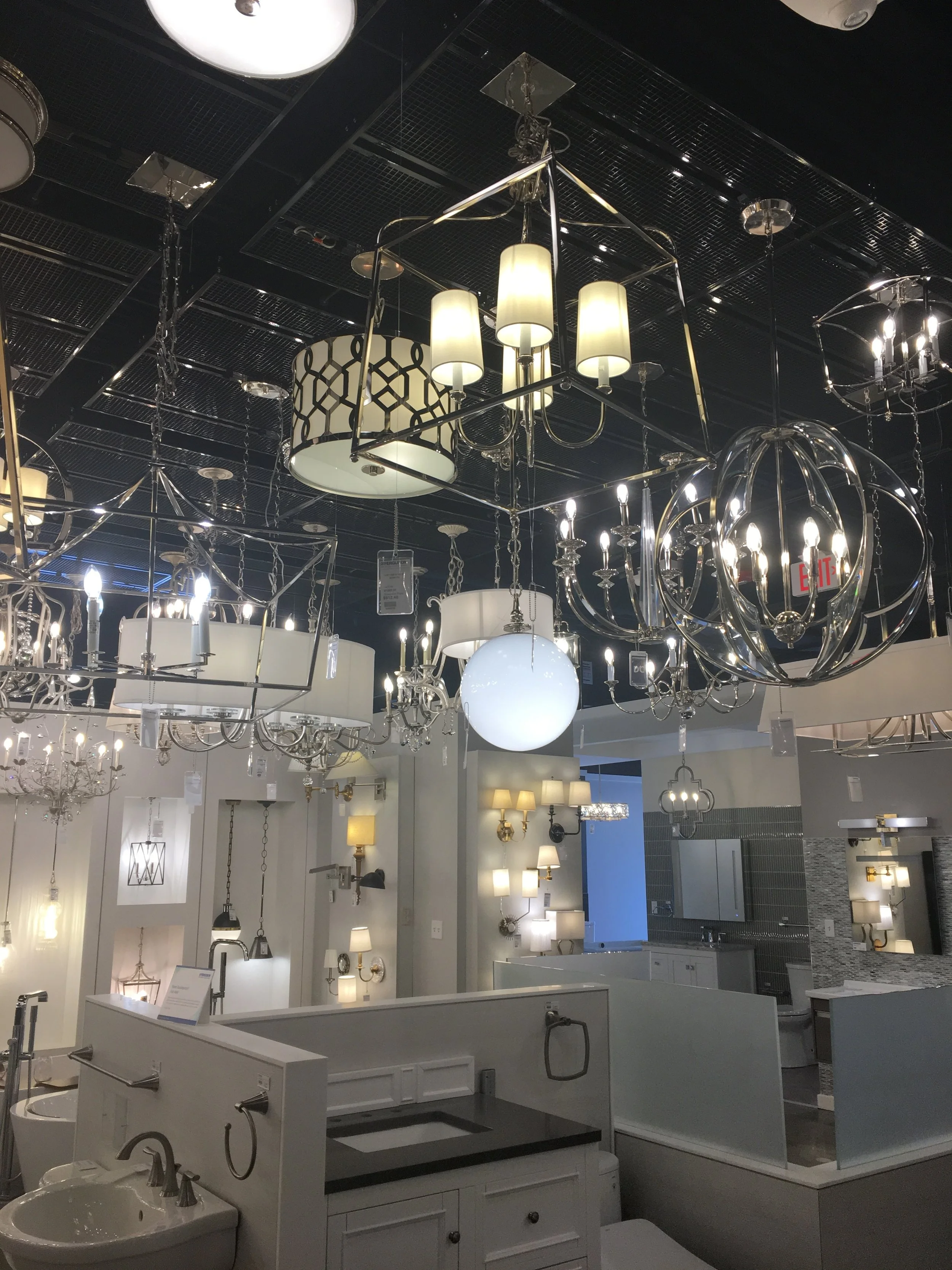 JRL Interiors Plumbing and Lighting Showroom Visit